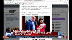 Britain's new prince is named Louis Arthur Charles - Videolad.com