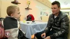 NIKOLA LISEC - dan poslije 9. rođendana, upoznao svog sportskog idila Leona Benka - Videoclip.bg