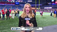 Патриоти Прегъм Доклад: Патс защитата предпазлив от Патрик Мохом - Videoclip.bg