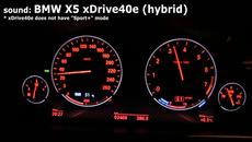 BMW X5: hybrid vs. diesel: xDrive40e vs. xDrive40d. Acceleration and fuel consumption - Videoclip.bg
