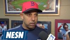 Alex Cora on the Red Sox 10-3 loss to the Rays - Videoclip.bg