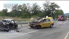 Младеж загина при тежка катастрофа край Дупница - Videoclip.bg