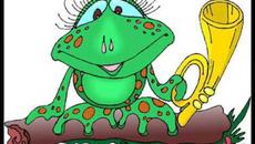 Жаба жабурана | детска песничка | текст - Videoclip.bg