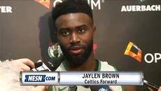 Джейлен Браун дава актуализация на нараняванията върху себе си - Videoclip.bg