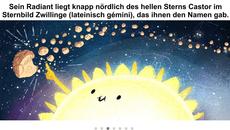 Метеоритен дъжд на джеминидите 2018! Geminiden 2018 - Geminid Meteor Shower (Google Doodle) - Videoclip.bg