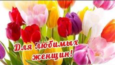 Красивые тюльпаны для любимых женщин к празднику 8 марта! - Videoclip.bg