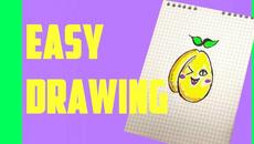 HOW TO DRAW A CUTE PLUM SUPER EASY AND KAWAII EASY DRAWING by Devlin Fox - Videoclip.bg