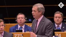 Вижте как Великобритания напуска ЕС! European Parliament cut short after he waves flag - Videoclip.bg