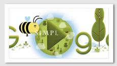 Ден на Земята 2020 г 22 април с Гугъл! Earth Day 2020 Google Doodle say Help to save bees - Videoclip.bg
