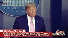 Доналд Тръмп смая света с нестандартно предложение - лечение на COVID-19 с дезинфектанти!!!! - Videoclip.bg