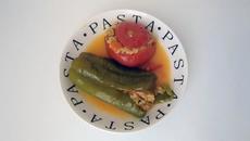 Пълнен пипер със соева кайма - Videoclip.bg