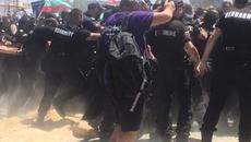 Сблъсъци с полицията в Росенец - Videoclip.bg