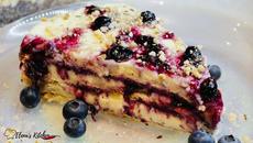 БИСКВИТЕНА ТОРТА С МАСКАРПОНЕ И БОРОВИНКИ/MASCARPONE BLUEBERRY BISCUIT CAKE/NO BAKE/EASY RECIPE - Videoclip.bg