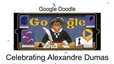 Alexandre Dumas Celebrating Google Doodle Alexandre Dumas! Честваме Александър Дюма - баща с Гугъл!! - Videoclip.bg