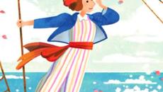 Французойката Жана Барет (Jeanne Baret) с Google Doodle - 280 г. Рожден ден ~ Celebrates French botanist - Videoclip.bg
