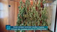 Близо половин килограм канабис откриха полицаи при проверка на мъж от с.Кавракирово - Videoclip.bg
