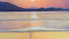 Рисувам морето и залеза ... В огнени цветове - Videoclip.bg