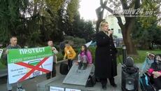 Протест в Пловдив срещу Зеления сертификат 2021 - Videoclip.bg