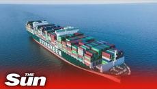 Live - Ever Forward container ship runs aground in Chesapeake Bay - Videoclip.bg