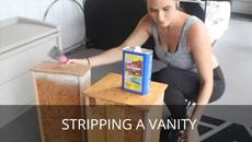How to Strip a Vanity | Bathroom Vanity Makeover - Videoclip.bg