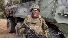 Eesti kaitseväelased tervitavad Ukraina relvavendi jalaväepäeva puhul - Videoclip.bg