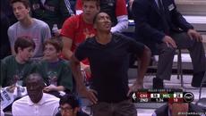 Giannis Antetokounmpo Ejected For Shoulder-Checking Mike Dunleavy 4-30-15 - Videoclip.bg