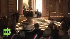В Памет на Жертвите в Париж! 2015 France 20,000 mourners flood Lyon to Charlie Hebdo - Videoclip.bg