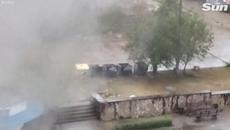 HUGE explosion as Russian missile strikes near Zaporizhzhia nuclear plant - Videoclip.bg