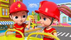 Колела на пожарната кола + превозни средства и образователни видеоклипове - Videoclip.bg