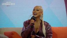 Christina Aguilera Spills Details On New Music During Premiere Party | 2022 Billboard Latin Music Week - Videoclip.bg