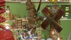 Вкусни джинджифилови градчета построиха в Лондон - Videoclip.bg