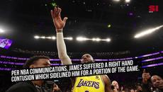 LeBron James Exits All-Star Game at Halftime with Hand Contusion - Videoclip.bg