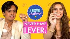 Alexa Ilacad And KD Estrada On Keeping Up With Exes: ‘Wala pa akong ex’ and ‘I don’t care’ | Cosmo Challenge - Videoclip.bg