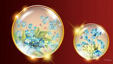 ✿✿ Синьо цвете - Незабравка ... (Music by Sergey Grischuk) ✿✿ - Videoclip.bg