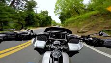 FIRST To Ride The 2023 HARLEY CVO Road Glide and CVO Street Glide - Videoclip.bg
