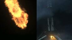 SpaceX Starlink 99 launch and Falcon 9 first stage landing, 17 August 2023 - Videoclip.bg