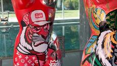 Art Vladi Pop Art sculpture LV Supreme IMG_0191 - Videoclip.bg