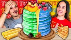 Twin Telepathy PANCAKE Challenge - Videoclip.bg
