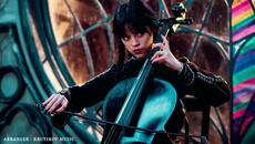 The Rolling Stones - Paint It Black (Wednesday Playing Cello Theme Soundtrack Netflix) - Videoclip.bg