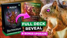 “Squirreled Away” Full Deck Reveal & Upgrade - Bloomburrow | The Command Zone 620 | MTG EDH Magic - Videoclip.bg
