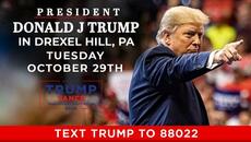 LIVE: President Trump in Drexel Hill, PA - Videoclip.bg