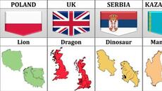 Countries Map That Looks Like Things and Animals Part 2 - Videoclip.bg