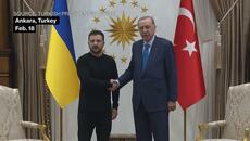 Ukrainian President Zelenskiy Meets Turkey's Erdogan - Videoclip.bg