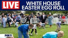 LIVE: President Donald Trump, First Lady Melania Trump host White House Easter Egg Roll - Videoclip.bg