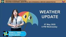 Public Weather Forecast issued at 5PM | May 7, 2025 - Wednesday - Videoclip.bg
