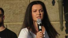 Диляна Гайтанжиева на протест да Спасим Лева! в гр. София ... #оставка #желязков ... Не на €врото! - Videoclip.bg