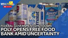 Poly opens free food pantry amid uncertainty of SNAP benefits - Videoclip.bg