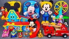 Satisfying with Unboxing Disney Mickey Mouse Jumbo Fun House Playset | Review Toys ASMR - Videoclip.bg