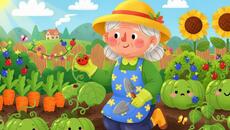 БАБИНАТА ГРАДИНА.Весело Детско Стихче - Videoclip.bg