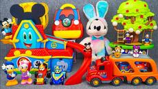 Satisfying with Unboxing Disney Mickey Mouse Jumbo Fun House Playset | Review Toys ASMR - Videoclip.bg